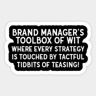 Brand Manager's Toolbox Sticker